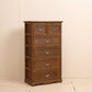 12" W Vertical Lingerie Chest Traditional Bedroom Storage Chest with Drawers 20"L x 12"W x 35"H Brown Clearhalo 'Bedroom Furniture' 'Dressers & Chests' 'dressers_chests' 'furn' 'furn_dressers_chests' 'Furniture' 6070996