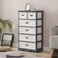 12" W Vertical Lingerie Chest Traditional Bedroom Storage Chest with Drawers 20"L x 12"W x 35"H Gray-Blue Clearhalo 'Bedroom Furniture' 'Dressers & Chests' 'dressers_chests' 'furn' 'furn_dressers_chests' 'Furniture' 6071002