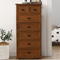 12" W Vertical Lingerie Chest Traditional Bedroom Storage Chest with Drawers 19.7"L x 11.8"W x 41.3"H Brown Clearhalo 'Bedroom Furniture' 'Dressers & Chests' 'dressers_chests' 'furn' 'furn_dressers_chests' 'Furniture' 6071018