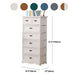 12" W Vertical Lingerie Chest Traditional Bedroom Storage Chest with Drawers Clearhalo 'Bedroom Furniture' 'Dressers & Chests' 'dressers_chests' 'furn' 'furn_dressers_chests' 'Furniture' 6071027