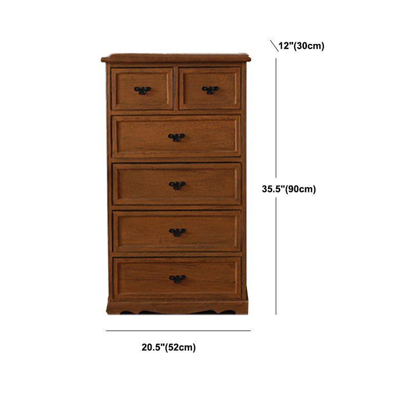 12" W Vertical Lingerie Chest Traditional Bedroom Storage Chest with Drawers Clearhalo 'Bedroom Furniture' 'Dressers & Chests' 'dressers_chests' 'furn' 'furn_dressers_chests' 'Furniture' 6071029