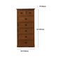 12" W Vertical Lingerie Chest Traditional Bedroom Storage Chest with Drawers Clearhalo 'Bedroom Furniture' 'Dressers & Chests' 'dressers_chests' 'furn' 'furn_dressers_chests' 'Furniture' 6071030