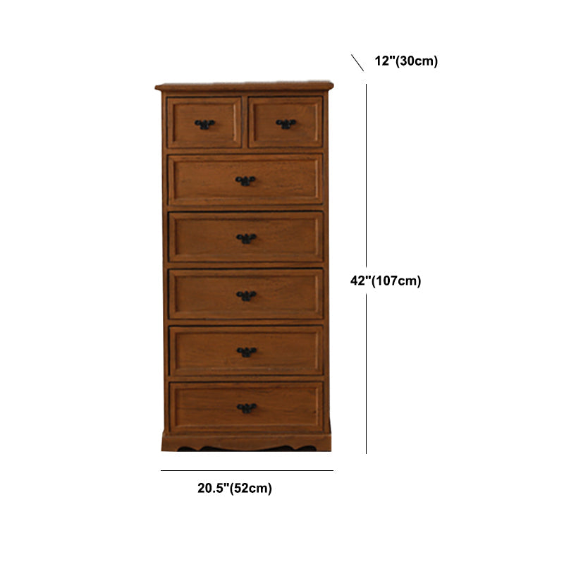 12" W Vertical Lingerie Chest Traditional Bedroom Storage Chest with Drawers Clearhalo 'Bedroom Furniture' 'Dressers & Chests' 'dressers_chests' 'furn' 'furn_dressers_chests' 'Furniture' 6071030