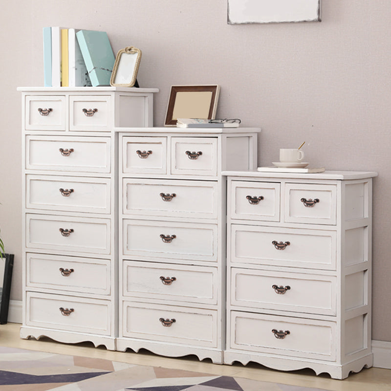 Nautische slaapkamer verticale opbergkast houten borst met laden