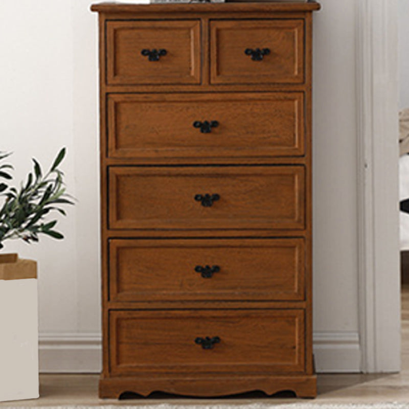 Nautische slaapkamer verticale opbergkast houten borst met laden