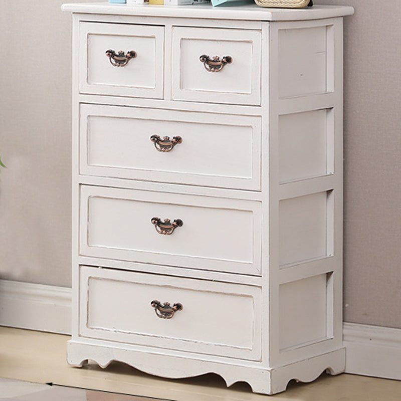 Nautische slaapkamer verticale opbergkast houten borst met laden