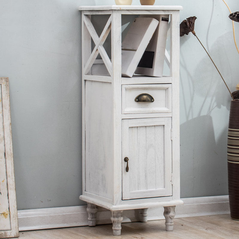 Coffre de chambre à coucher verticale nautique coffre de rangement en bois avec tiroirs