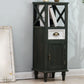 Nautical Vertical Bedroom Chest Wooden Storage Chest with Drawers