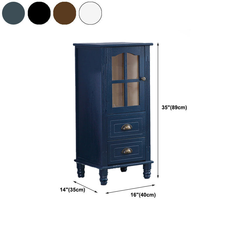 Coffre de chambre à coucher verticale nautique coffre de rangement en bois avec tiroirs