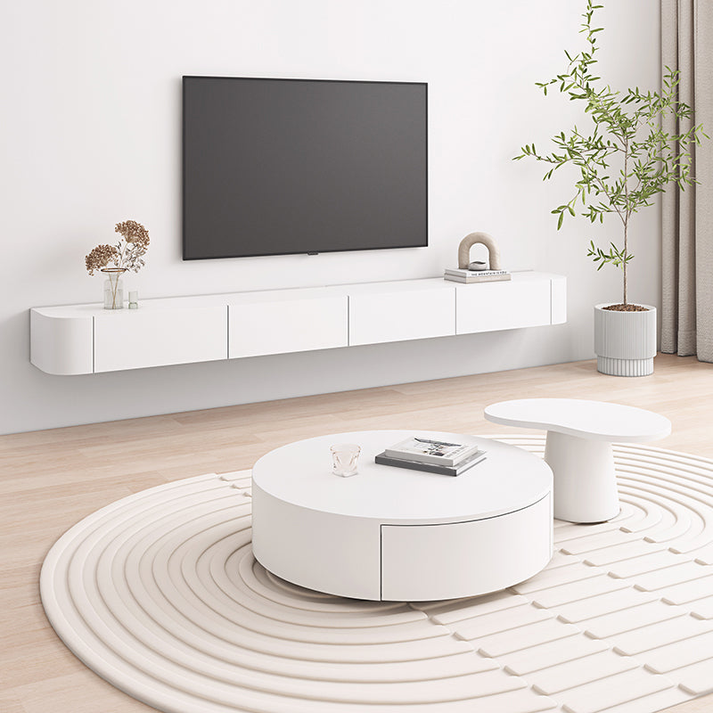Console de stand de stockage de stockage de stand de télévision moderne avec tiroirs