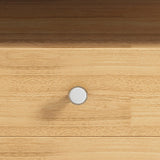 Contemporary Wood TV Console Open Storage TV Media Stand with Legs for Living Room