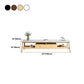 Contemporary Wood TV Console Open Storage TV Media Stand with Legs for Living Room