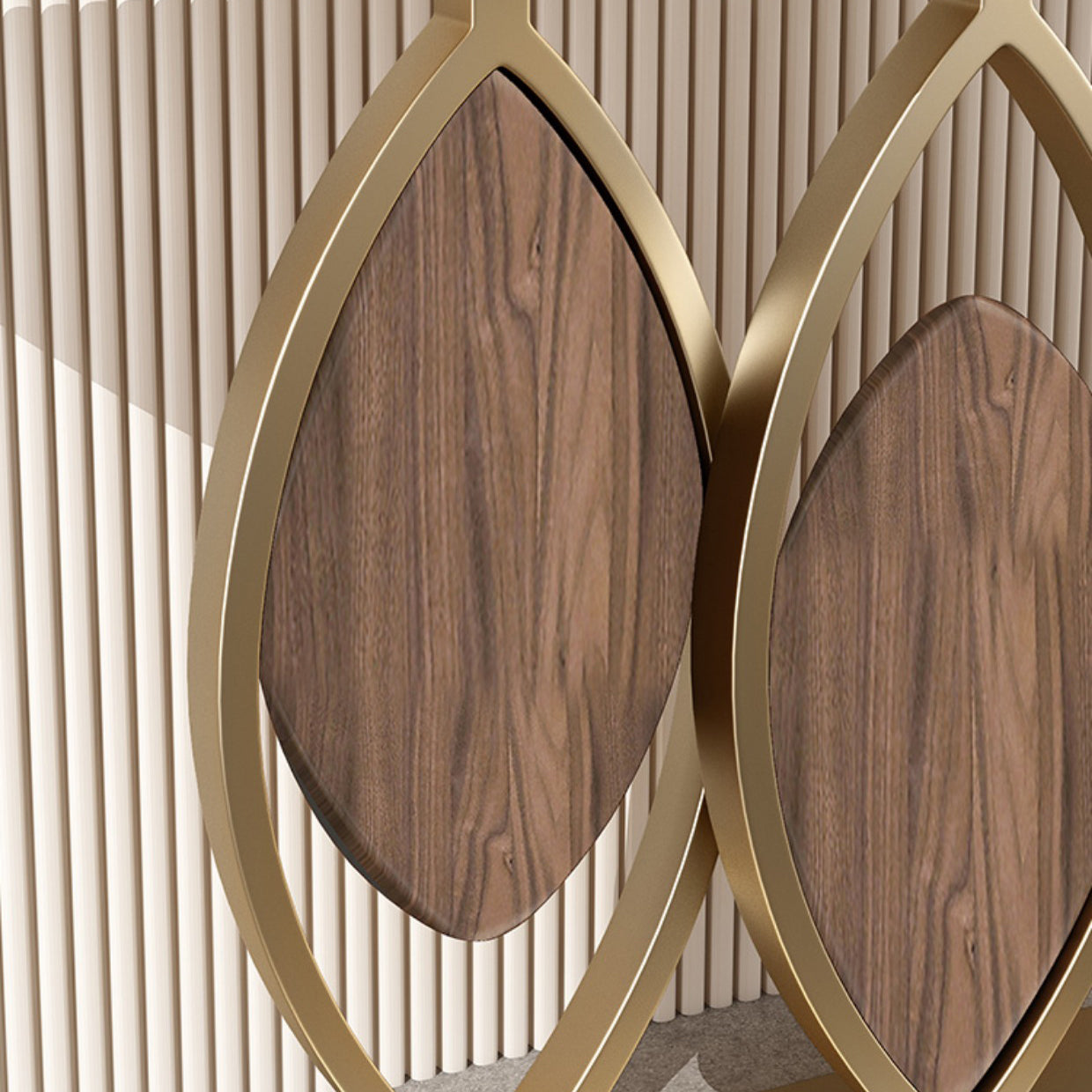 Console a mezza luna di pietra tavolo 1-scaffale 31,5 "tavolo di accento alto per sala