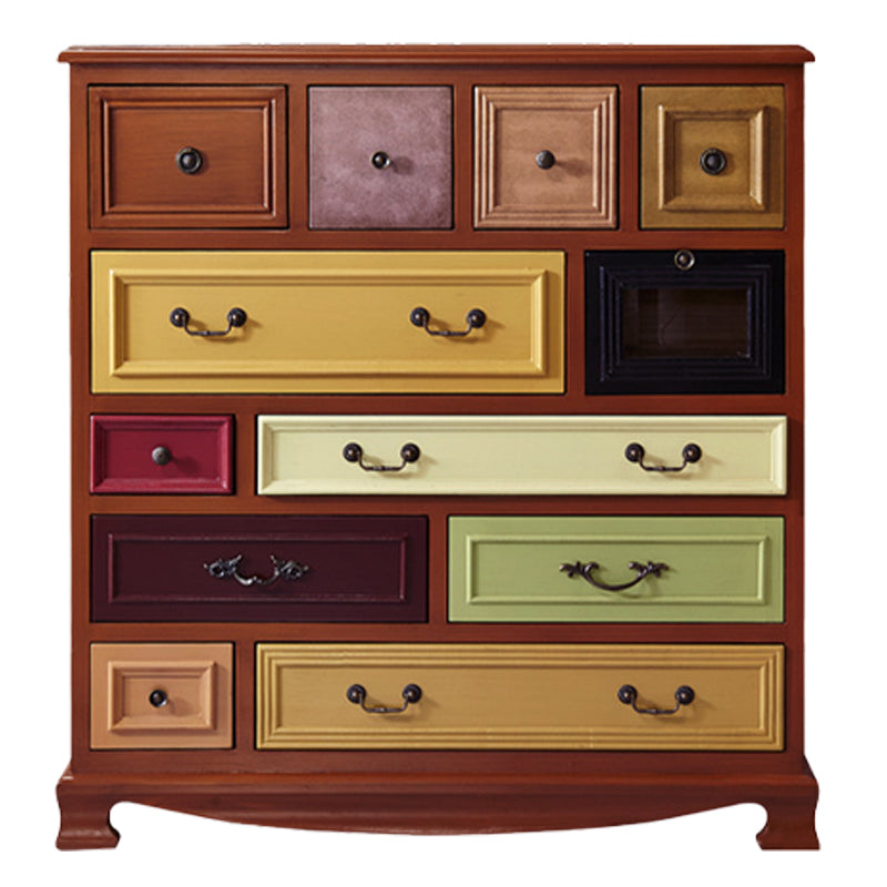 Amerikaanse traditionele opbergkast vast hout opbergkast dressoir