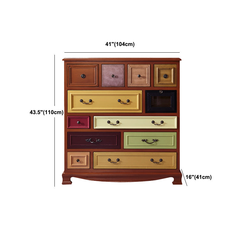 Amerikaanse traditionele opbergkast vast hout opbergkast dressoir