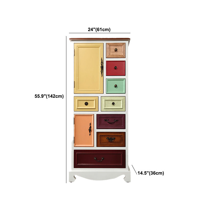 Amerikaanse traditionele opbergkast vast hout opbergkast dressoir