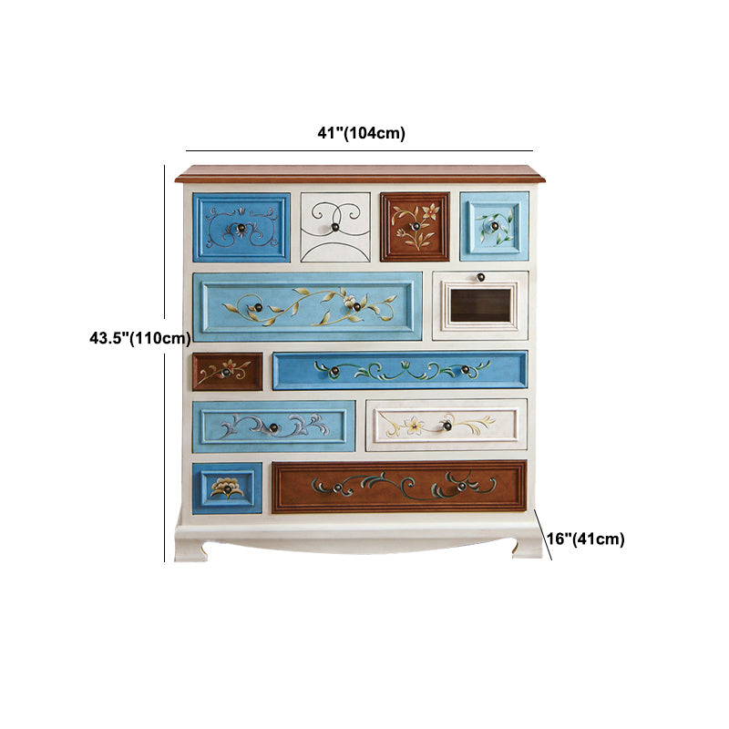 Amerikaanse traditionele opbergkast vast hout opbergkast dressoir