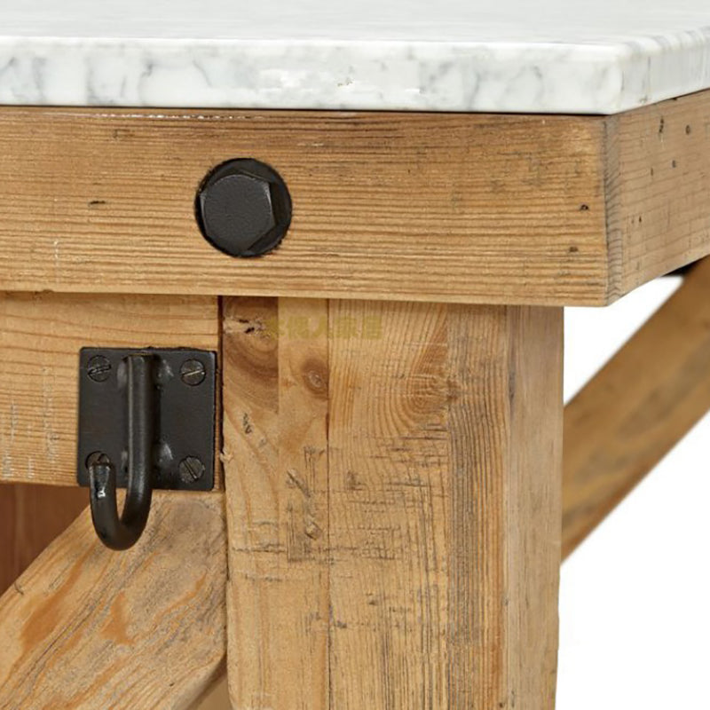 Carrello da cucina in legno contemporaneo carrello da cucina in legno con portavalliera