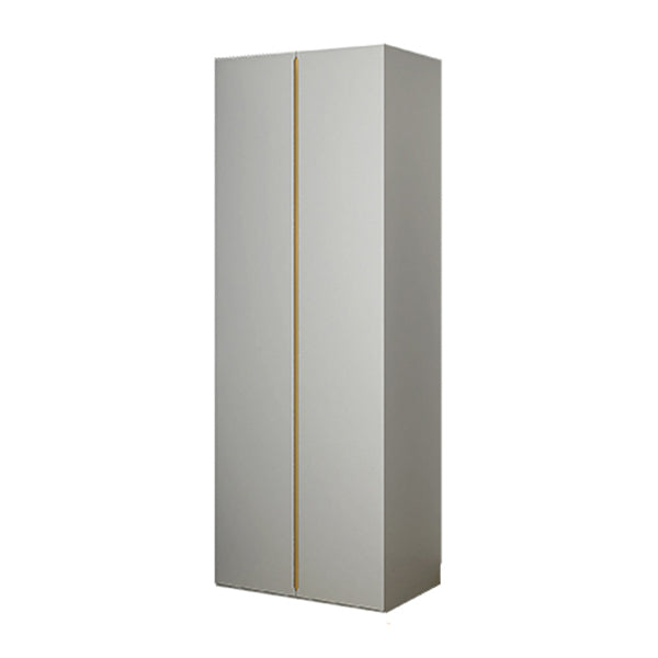 White Wooden Wardrobe Cloth Rod Included Wardrobe Closet for Home Armoires & Wardrobes Clearhalo 'Armoires & Wardrobes' 'armoires_wardrobes' 'Bedroom Furniture' 'furn' 'furn_armoires_wardrobes' 'Furniture' 6074453