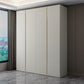 White Wooden Wardrobe Cloth Rod Included Wardrobe Closet for Home Clearhalo 'Armoires & Wardrobes' 'armoires_wardrobes' 'Bedroom Furniture' 'furn' 'furn_armoires_wardrobes' 'Furniture' 6074455