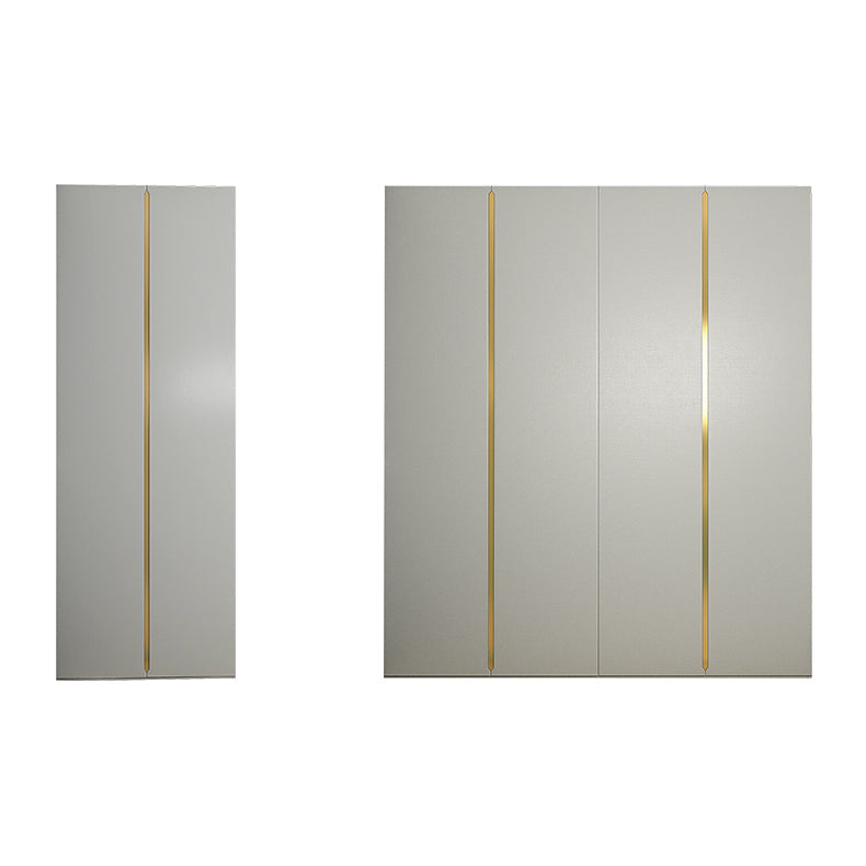 White Wooden Wardrobe Cloth Rod Included Wardrobe Closet for Home Clearhalo 'Armoires & Wardrobes' 'armoires_wardrobes' 'Bedroom Furniture' 'furn' 'furn_armoires_wardrobes' 'Furniture' 6074459