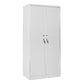 White Hinged Wardrobe Cabinet Contemporary Steel Wardrobe Armoire 2 Clearhalo 'Armoires & Wardrobes' 'armoires_wardrobes' 'Bedroom Furniture' 'furn' 'furn_armoires_wardrobes' 'Furniture' 6074478