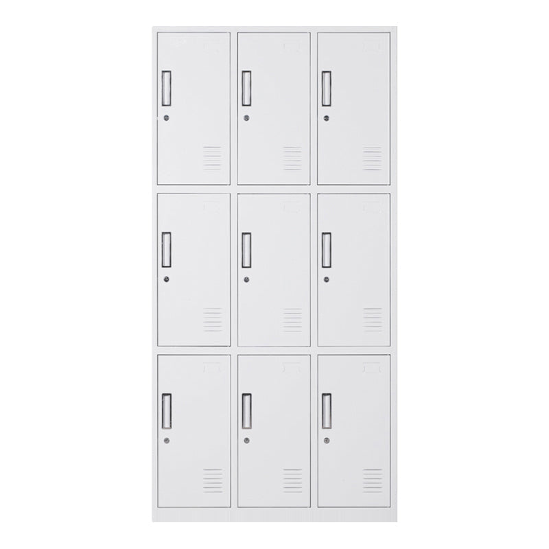 White Hinged Wardrobe Cabinet Contemporary Steel Wardrobe Armoire 9 Clearhalo 'Armoires & Wardrobes' 'armoires_wardrobes' 'Bedroom Furniture' 'furn' 'furn_armoires_wardrobes' 'Furniture' 6074489