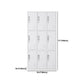 White Hinged Wardrobe Cabinet Contemporary Steel Wardrobe Armoire Clearhalo 'Armoires & Wardrobes' 'armoires_wardrobes' 'Bedroom Furniture' 'furn' 'furn_armoires_wardrobes' 'Furniture' 6074505