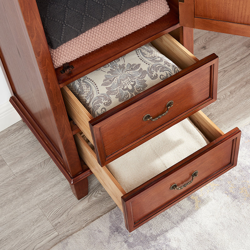 Traditionele rubberwood araRoire voor home matte afwerking kast met scharnierende deur