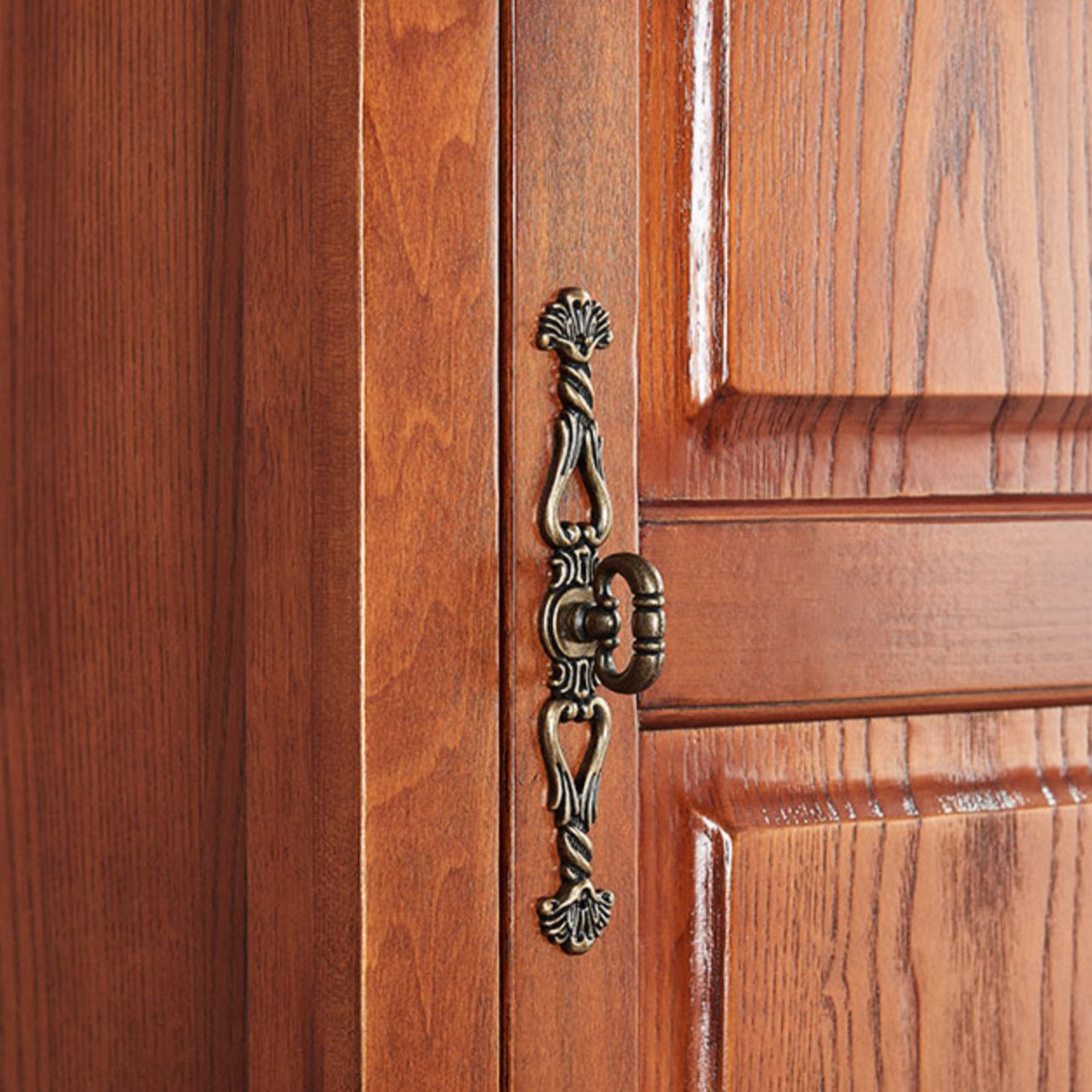 Traditionele rubberwood araRoire voor home matte afwerking kast met scharnierende deur