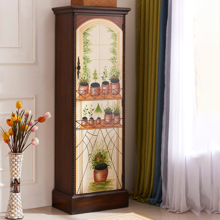 Armoire de rangement en bois de bouleau traditionnel armoire finale mate pour la maison