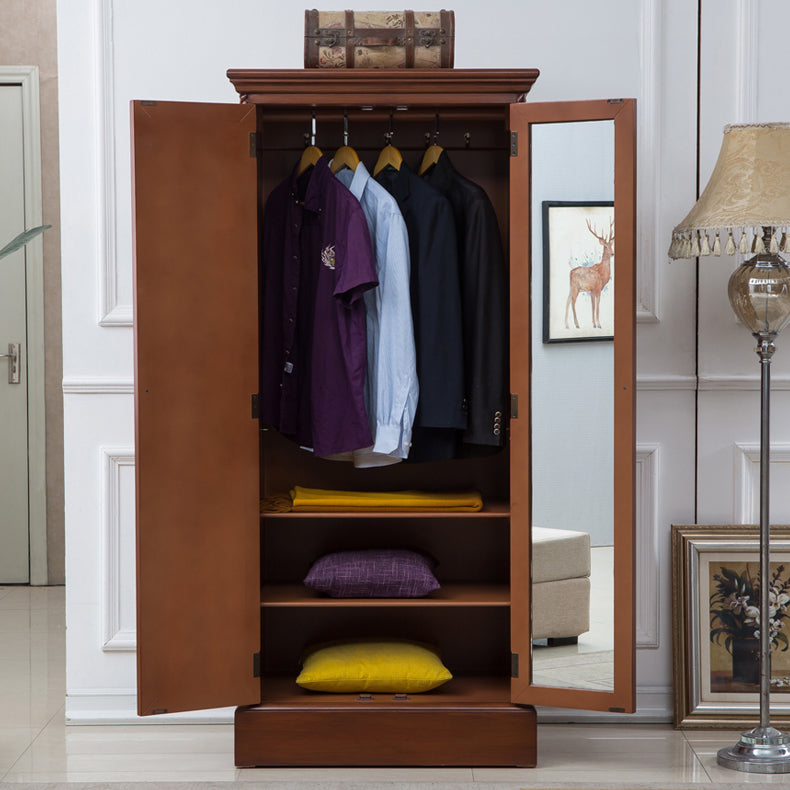 Armoire de rangement en bois de bouleau traditionnel armoire finale mate pour la maison