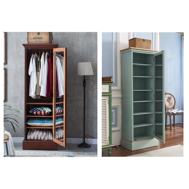 Armoire de rangement en bois de bouleau traditionnel armoire finale mate pour la maison