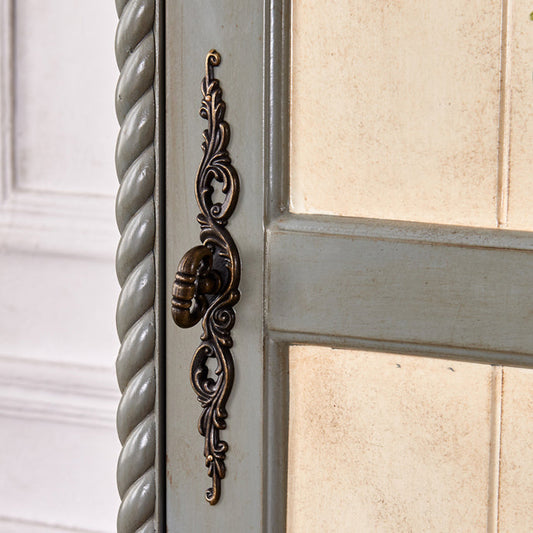 Traditional Birch Wood Storage Cabinet Matte Finish Cabinet for Home