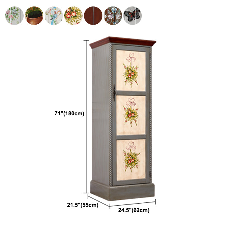 Armoire de rangement en bois de bouleau traditionnel armoire finale mate pour la maison