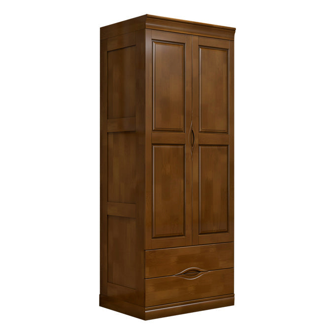 Armoire traditionnelle en caoutchouc avec tiroirs armoire finale mate pour la maison