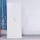 Contemporary Two Doors Wardrobe Armoire Steel Wardrobe Closet Clearhalo 'Armoires & Wardrobes' 'armoires_wardrobes' 'Bedroom Furniture' 'furn' 'furn_armoires_wardrobes' 'Furniture' 6074576