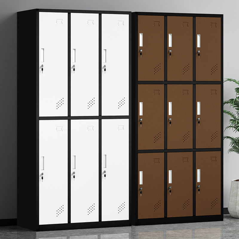 Eigentijdse stalen opbergkastje niet-hangende garderobe armoire