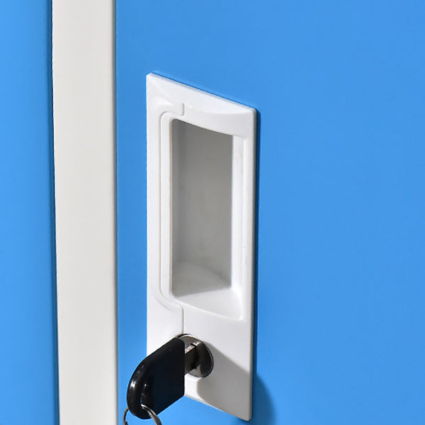 Eigentijdse stalen opbergkastje niet-hangende garderobe armoire