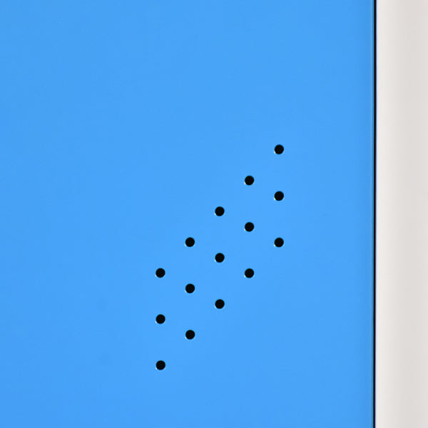 Eigentijdse stalen opbergkastje niet-hangende garderobe armoire