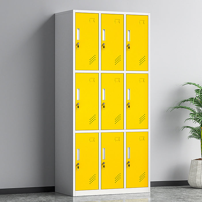 Eigentijdse stalen opbergkastje niet-hangende garderobe armoire