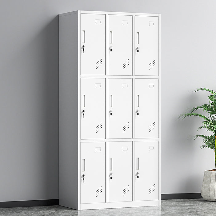 Eigentijdse stalen opbergkastje niet-hangende garderobe armoire