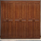 Traditional Walnut Wood Storage Cabinet Brown Cabinet for Home