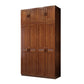 Traditional Walnut Wood Storage Cabinet Brown Cabinet for Home