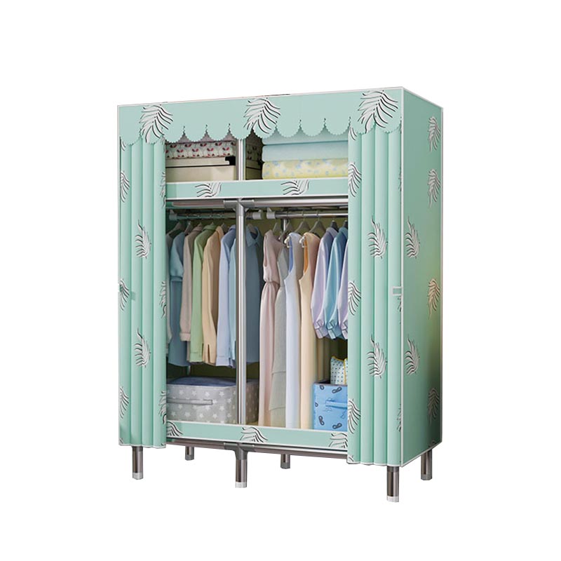 Contemporary Wardrobe Armoire Steel Wardrobe Closet with Legs