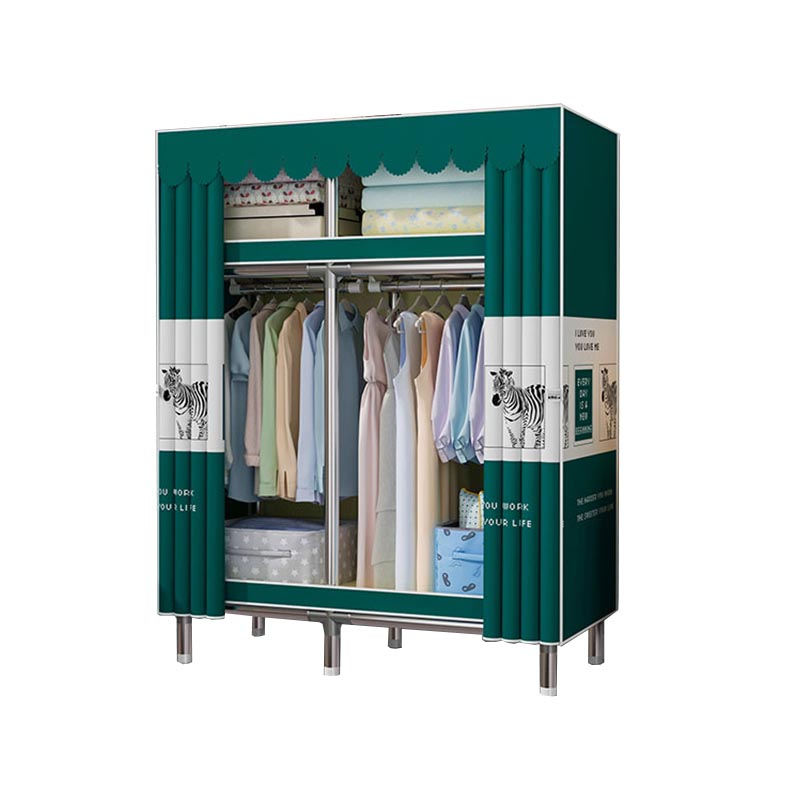 Contemporary Wardrobe Armoire Steel Wardrobe Closet with Legs