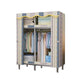 Contemporary Wardrobe Armoire Steel Wardrobe Closet with Legs