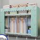 Contemporary Wardrobe Armoire Steel Wardrobe Closet with Legs
