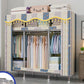 Contemporary Wardrobe Armoire Steel Wardrobe Closet with Legs