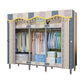 Contemporary Wardrobe Armoire Steel Wardrobe Closet with Legs